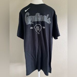 NIKE St Louis Cardinals Black Graphic Shirt NWT